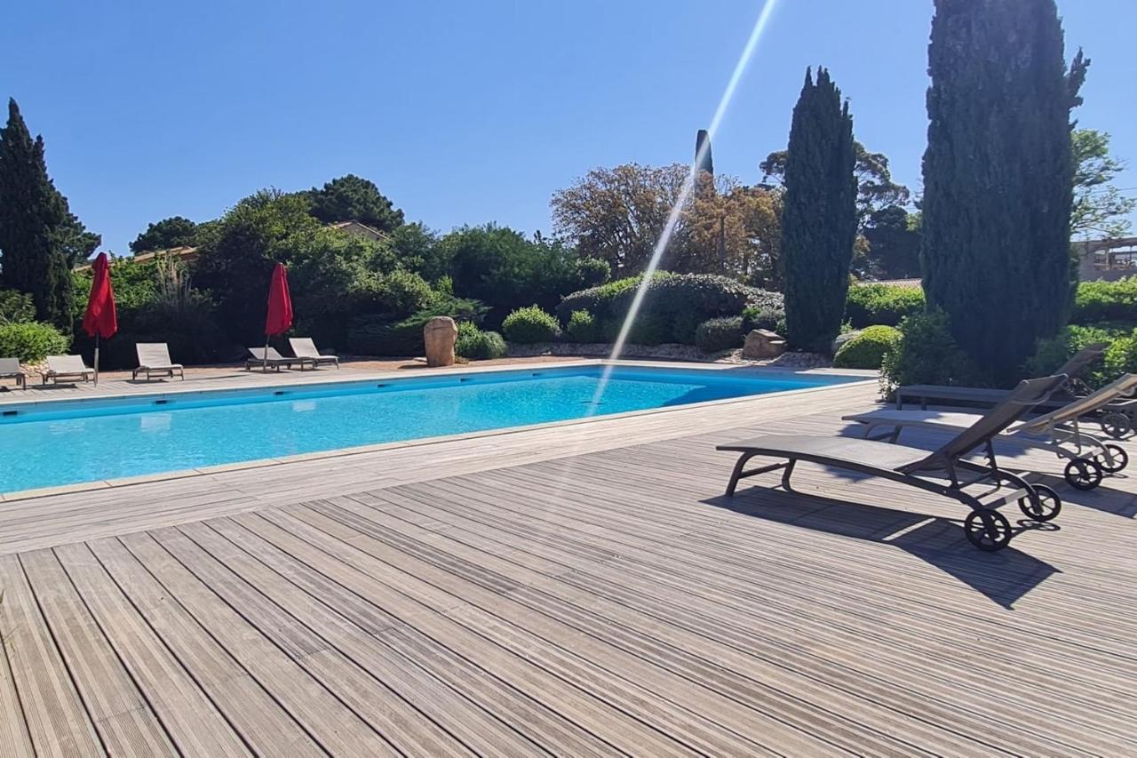 Mini Villa Messicana 5 Pers Piscine 500 M Plage Lecci Bagian luar foto